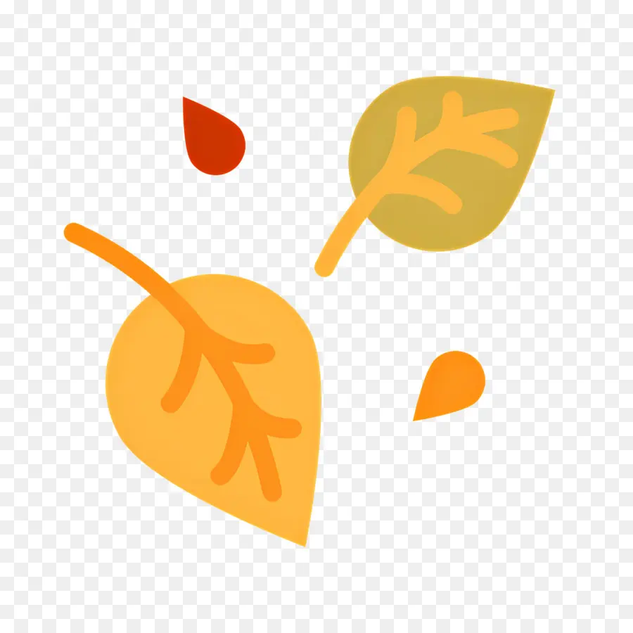 Feuilles D'automne，Feuille Jaune PNG