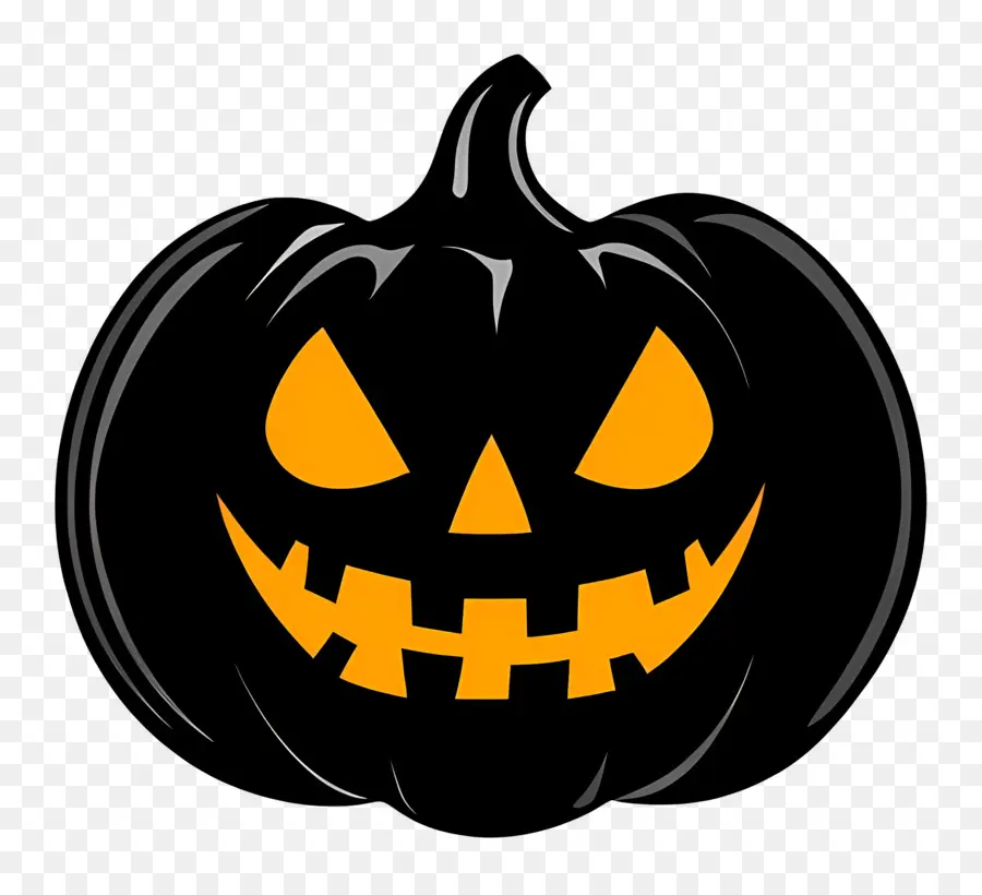 Halloween，Citrouille Noire PNG