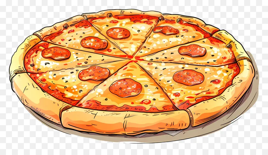 Pizza Au Fromage，Tranche De Pizza PNG