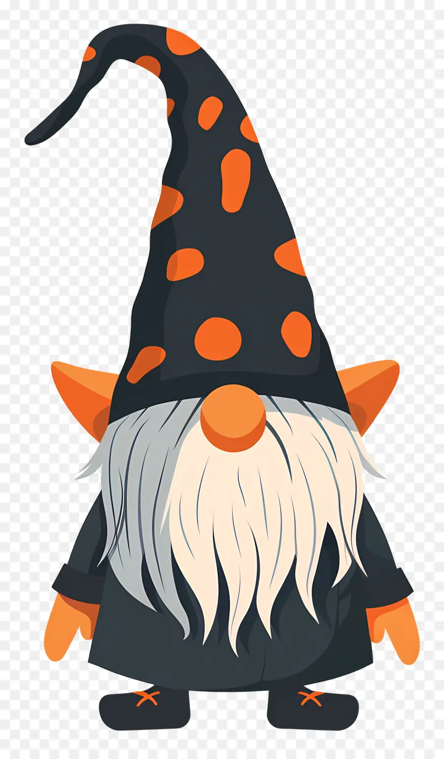 Gnome D'halloween，Gnome Avec Chapeau PNG