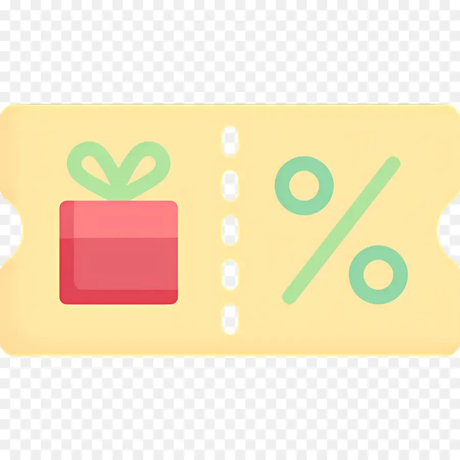 Coupon De Réduction，Cadeau PNG