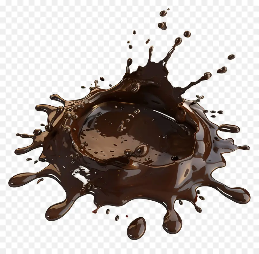 Flaque De Boue，Chocolat Fondu PNG