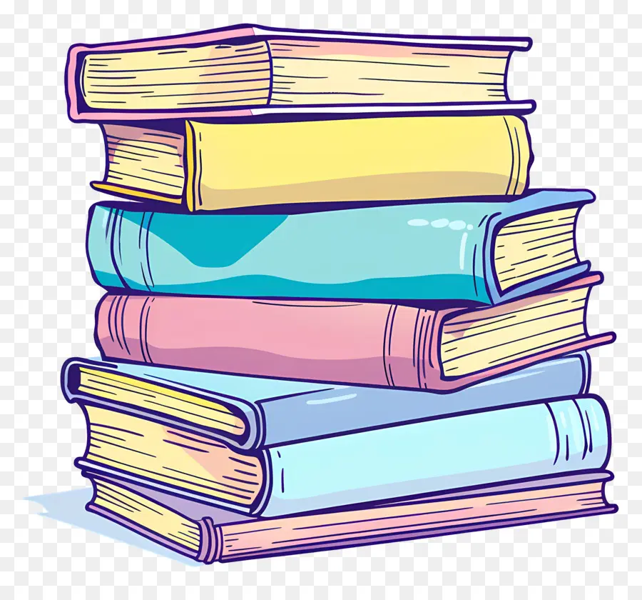 Lot De Livres，Pile De Livres PNG