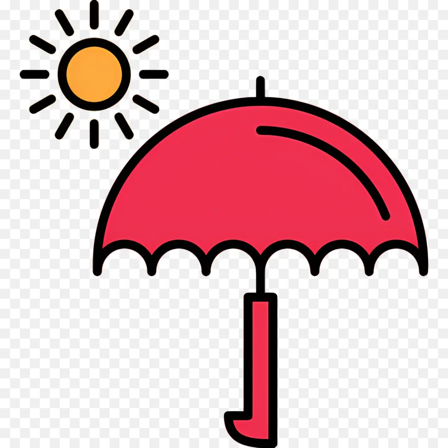 Parasol，Parapluie Rouge PNG