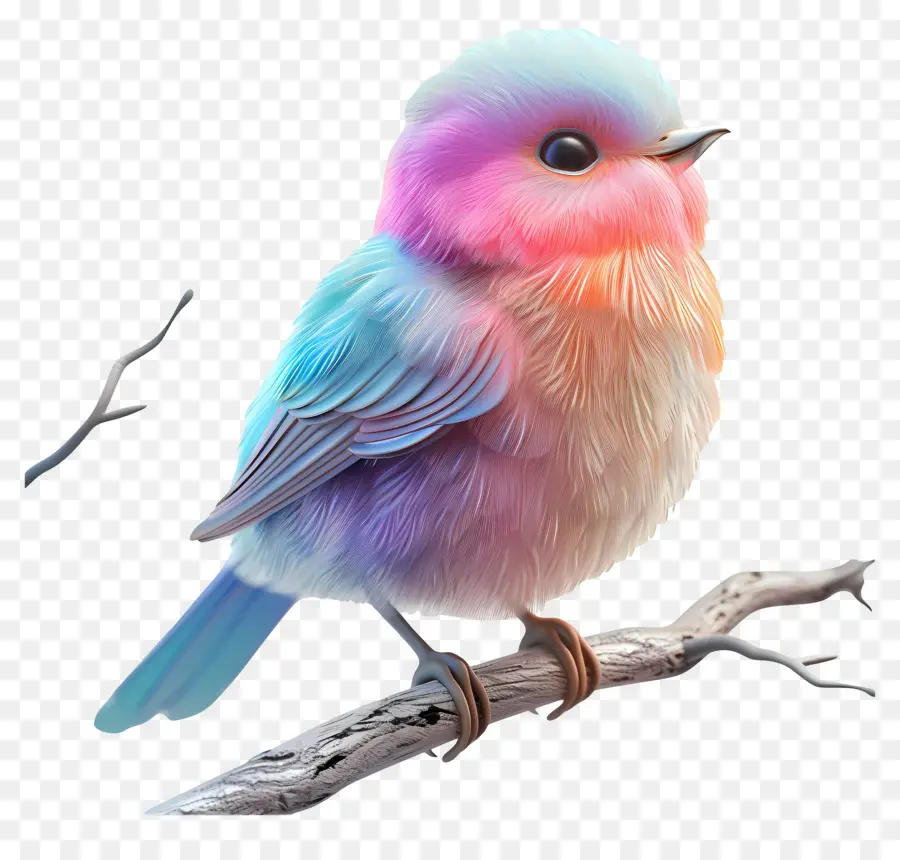 Oiseau Pastel，Oiseau Coloré PNG