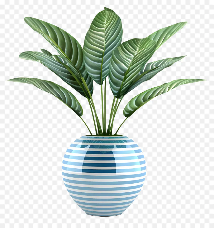 Plante Tropicale En Pot，Plante En Pot PNG