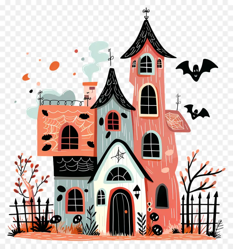 Maison Hantée，Halloween PNG