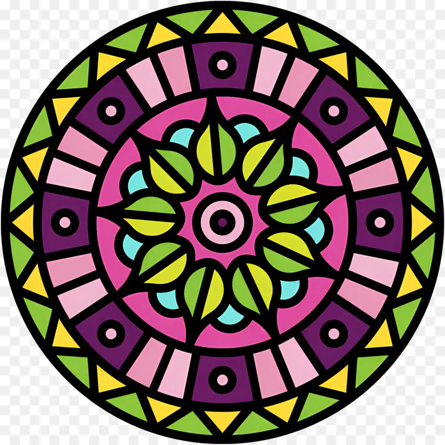 Mandalas，Vitrail PNG