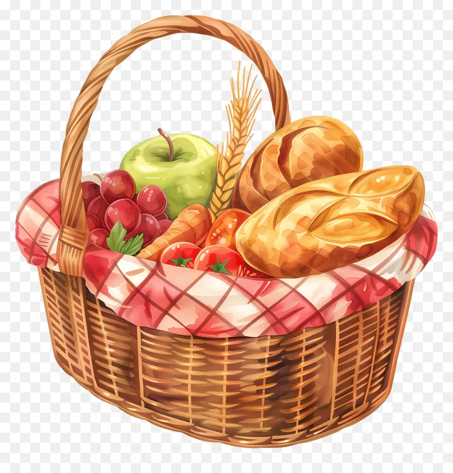 Panier Alimentaire，Corbeille De Fruits PNG