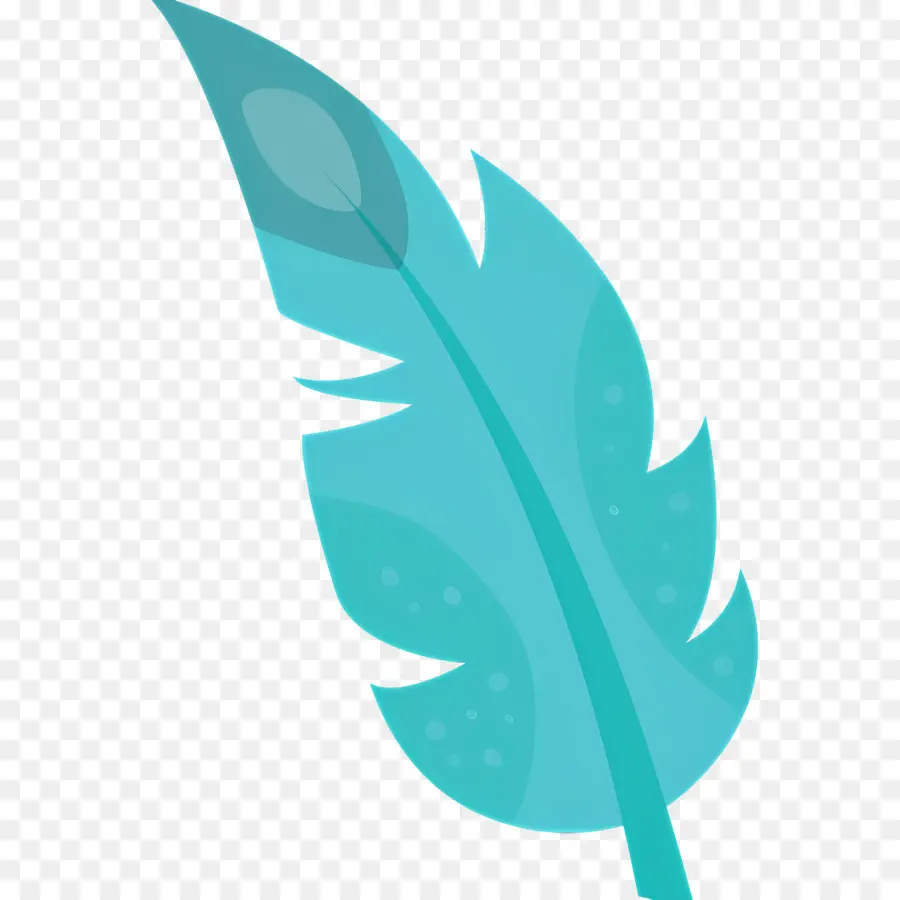 Plume，Plume Bleue PNG