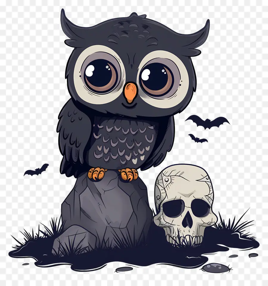 Chouette D'halloween，Hibou PNG