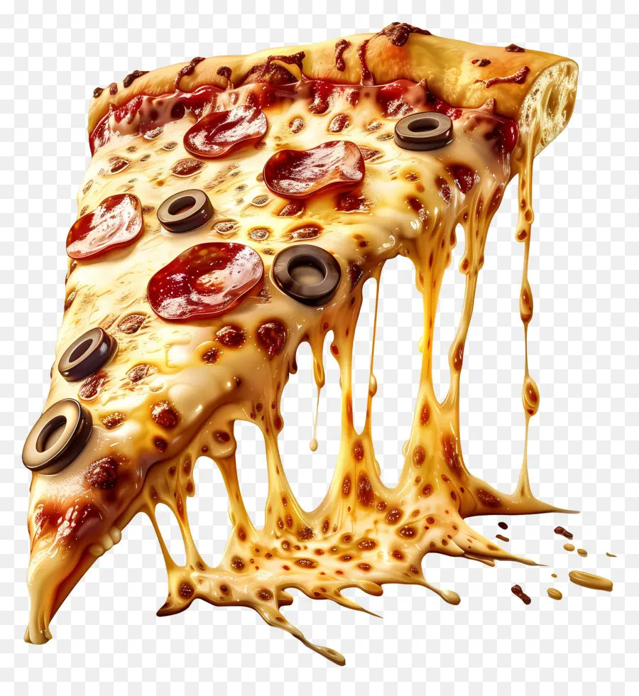 Pizza Au Fromage，Tranche De Pizza PNG