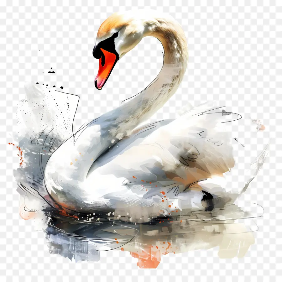 Cygne Blanc，Eau PNG