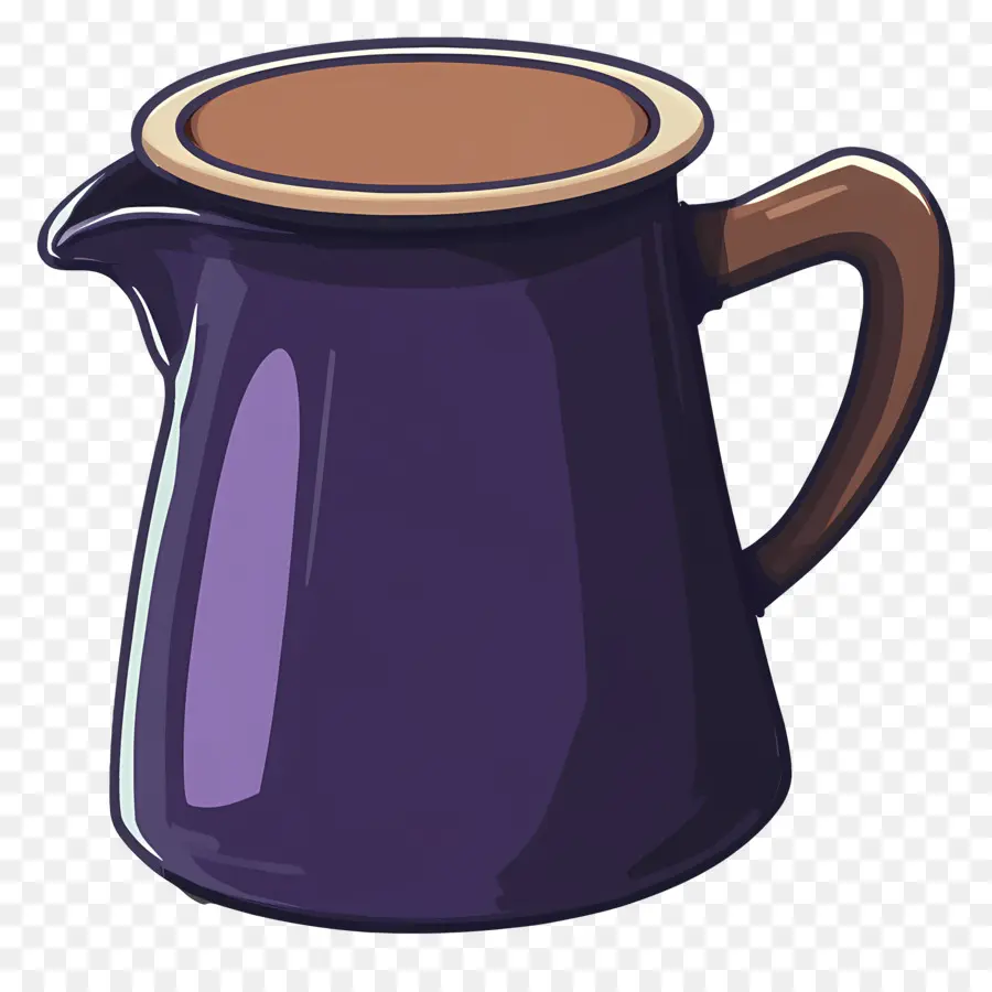 Pot à Lait，Pichet Violet PNG