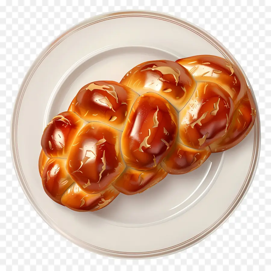 Pain Challah，Pain Tressé PNG