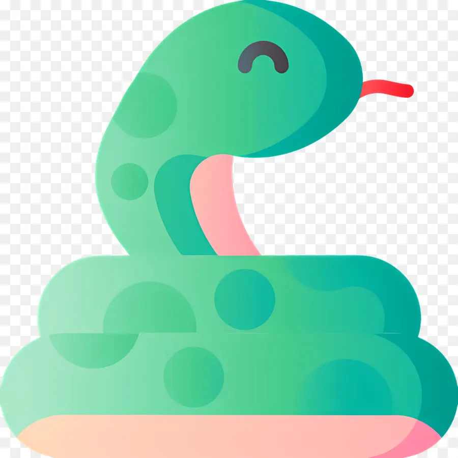 Serpent，Serpent Coloré PNG