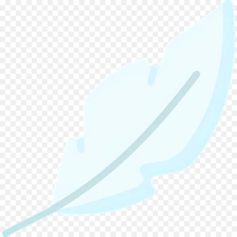 Plume，Plume Bleu Clair PNG