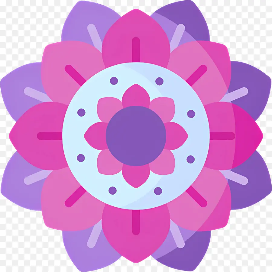 Mandalas，Fleur PNG