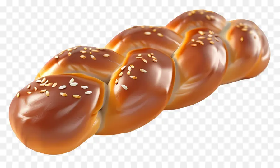 Pain Challah，Pain Tressé PNG