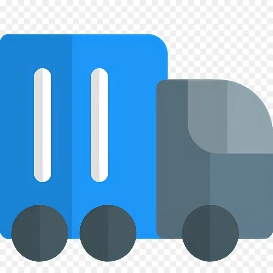 Camion De Livraison，Camion Bleu PNG