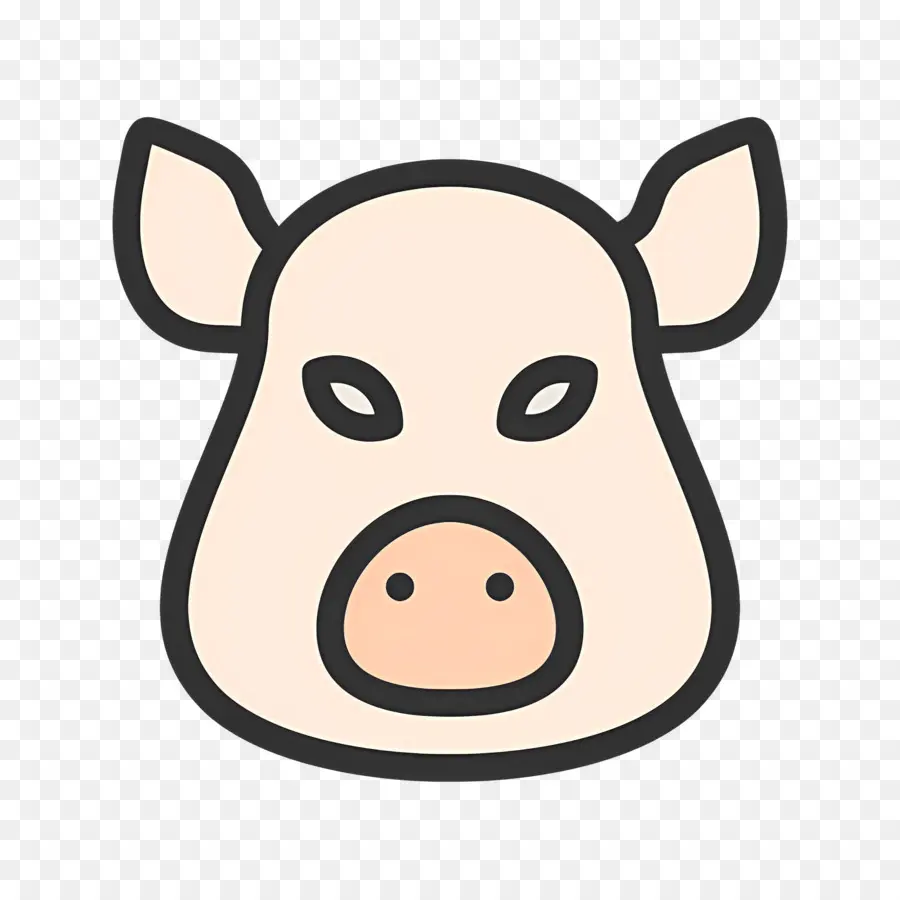 Visage De Cochon，Cochon PNG