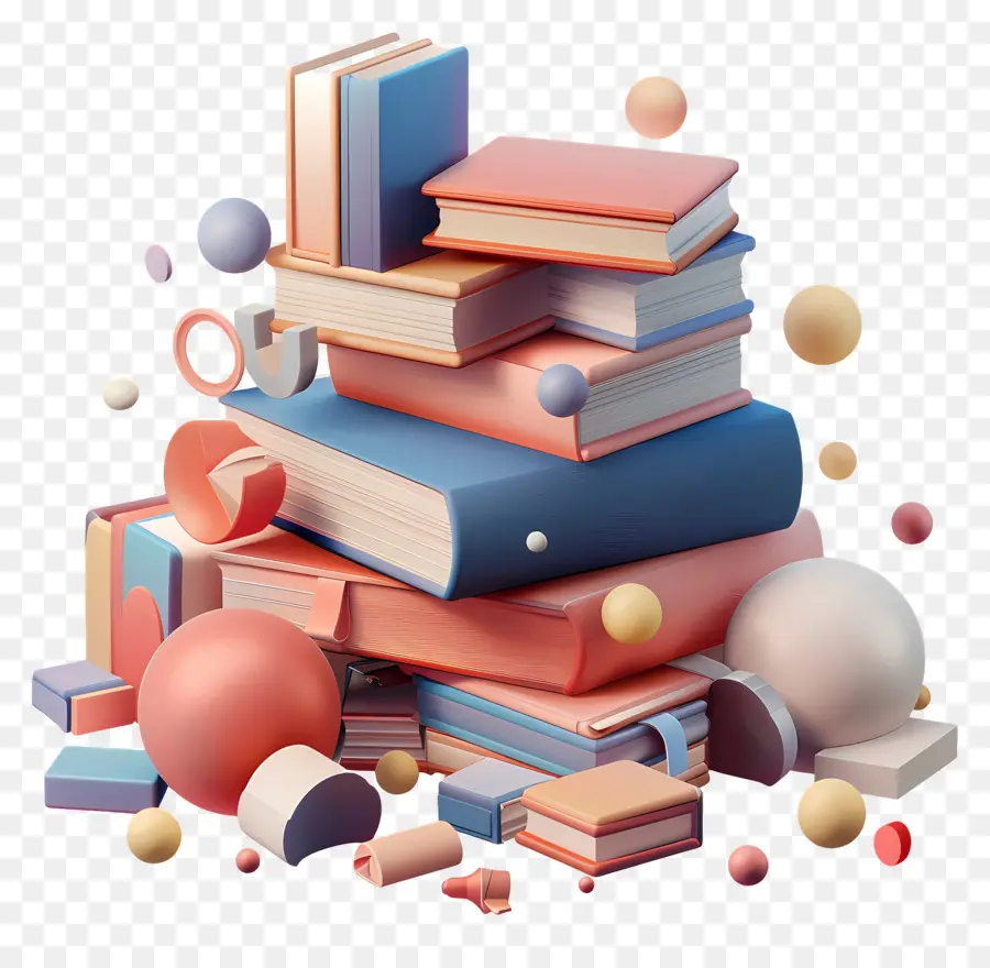 Lot De Livres，Pile De Livres PNG