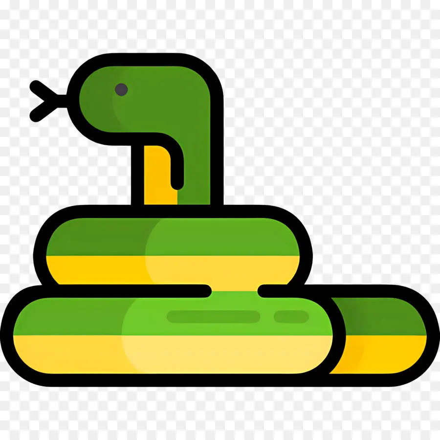 Serpent，Serpent Vert PNG