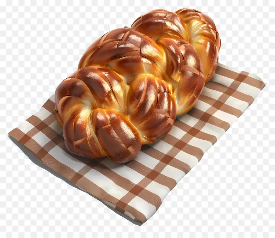 Pain Challah，Pain Tressé PNG