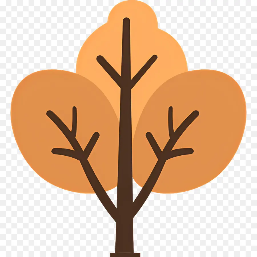 Arbre D'automne，Feuilles PNG