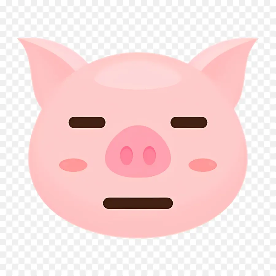 Visage De Cochon，Dessin Animé PNG