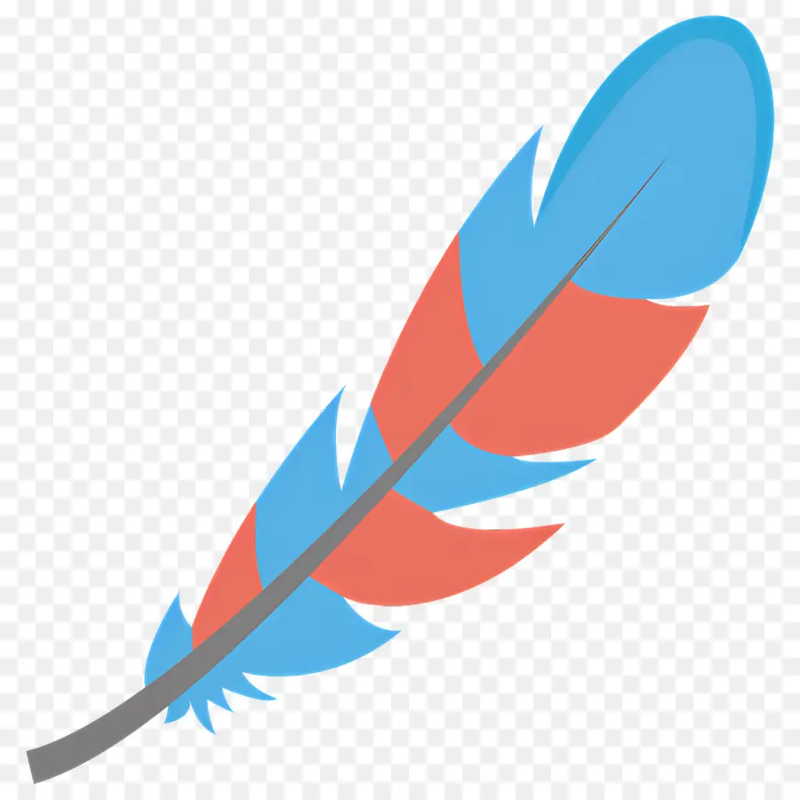 Plume，Bleu PNG