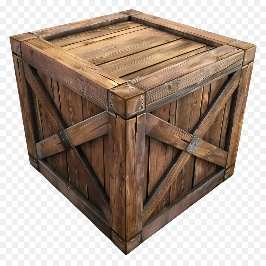 Boîte En Bois De Fret，Caisse En Bois PNG