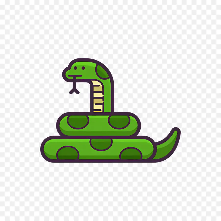 Serpent，Serpent Vert PNG