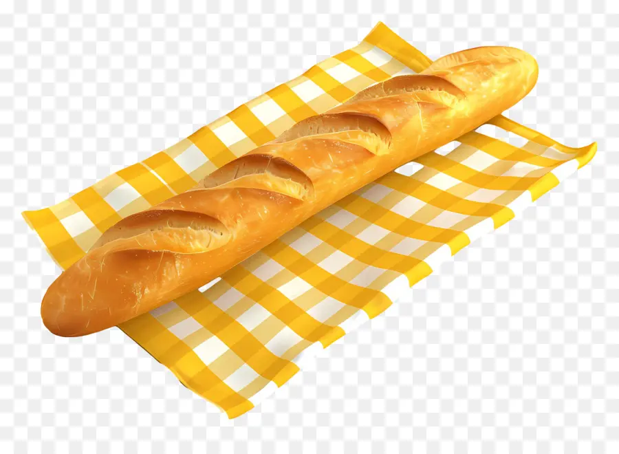 Baguette Jaune，Pain PNG