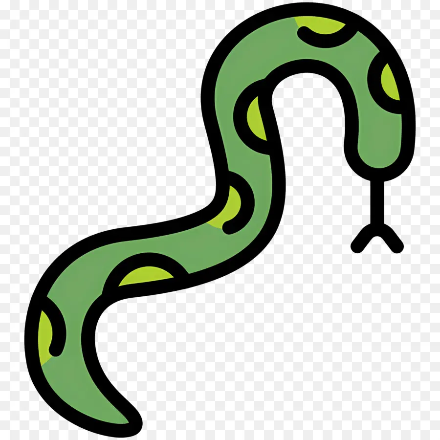 Serpent，Serpent Vert PNG