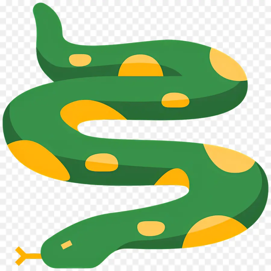 Serpent，Serpent Vert PNG