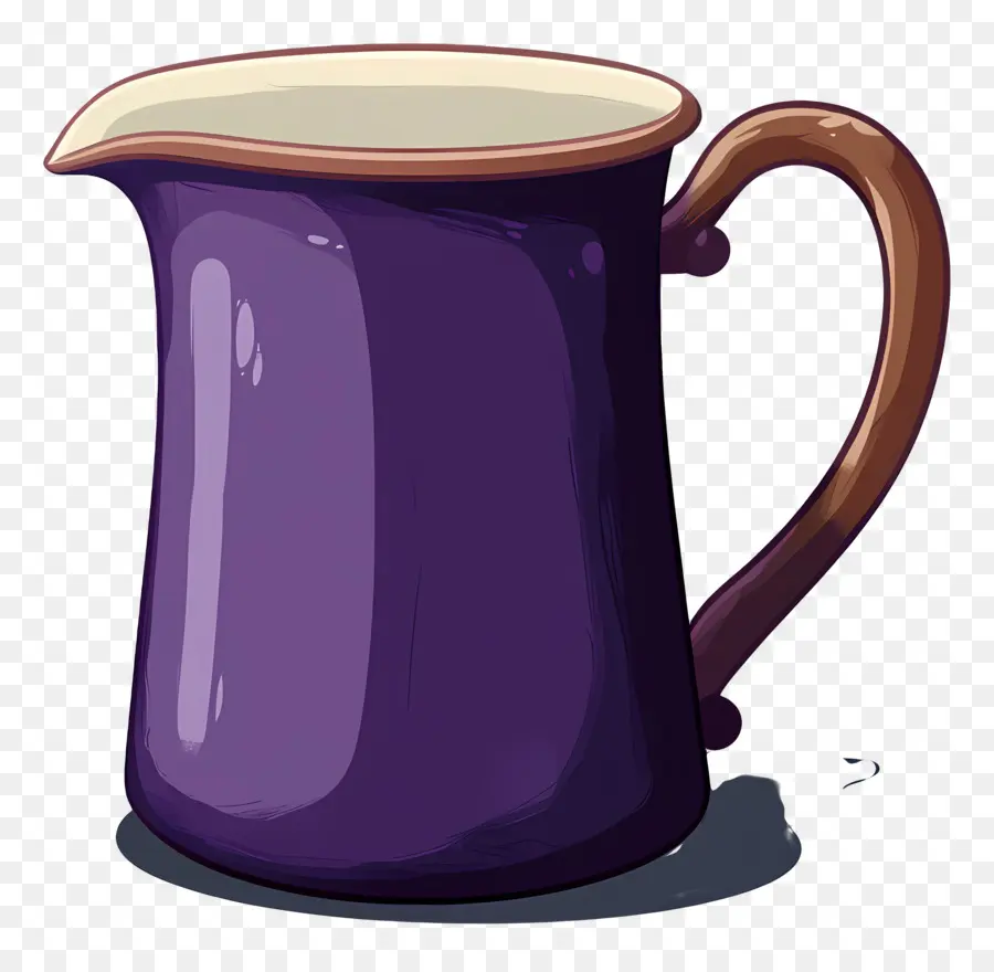 Pot à Lait，Cruche Violette PNG