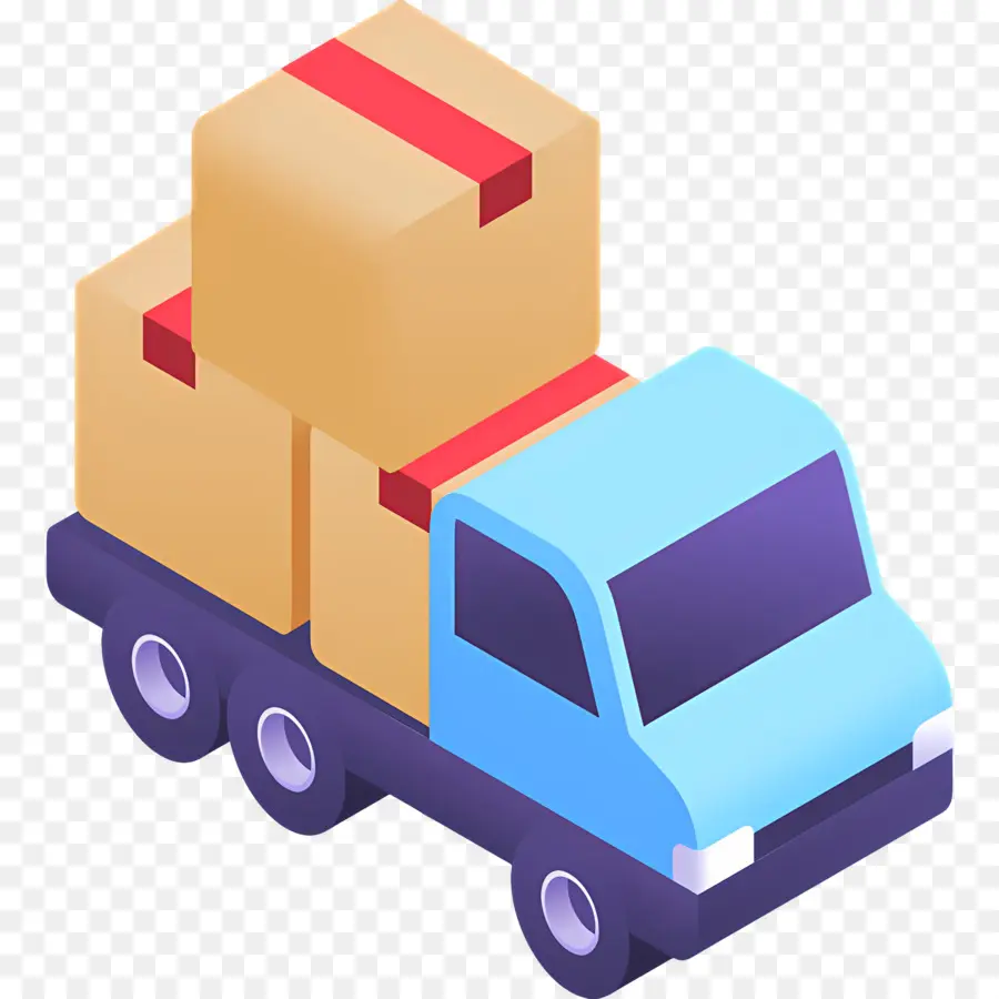 Camion De Livraison，Camion PNG