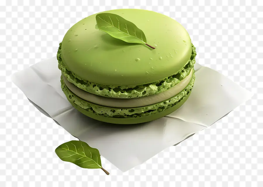 Macarons Au Matcha，Macarons PNG