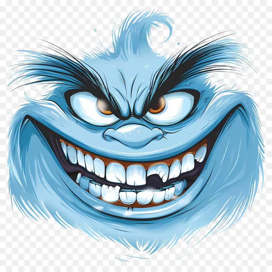 Visage De Troll Effrayant，Visage En Colère PNG