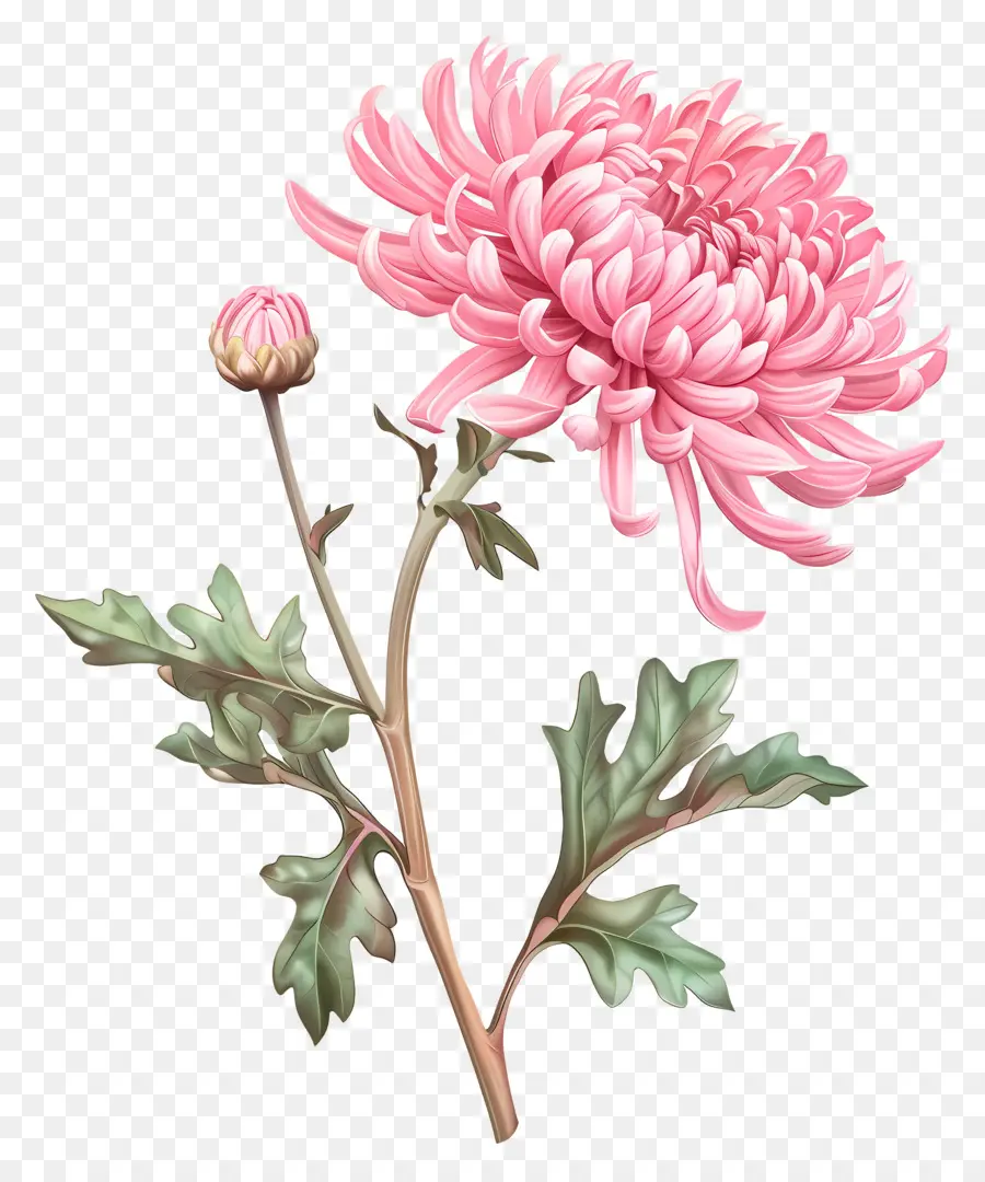 Chrysanthème Rose，Fleurs Roses PNG