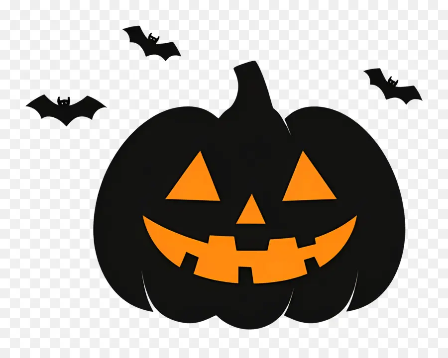 Halloween，Citrouille Noire PNG