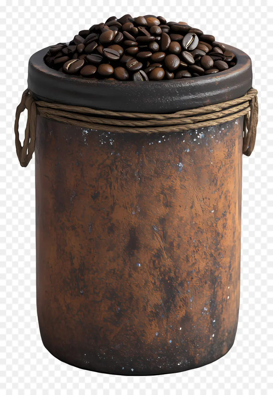 Pot à Café，Café En Grains PNG