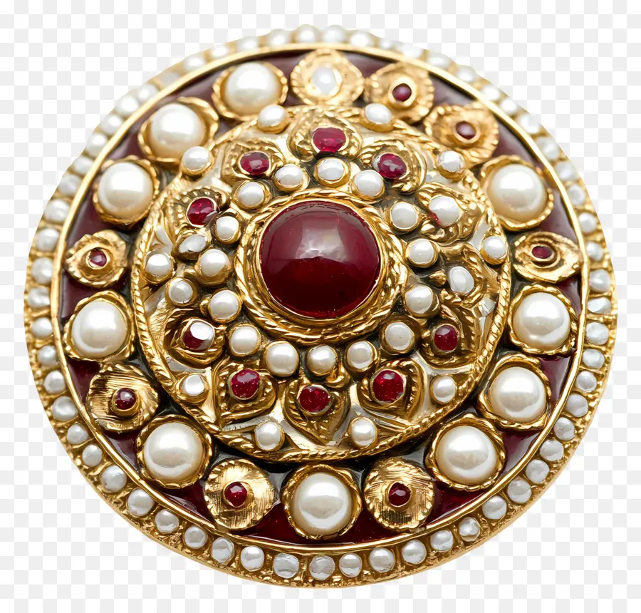 Kundan，Broche Décorative PNG