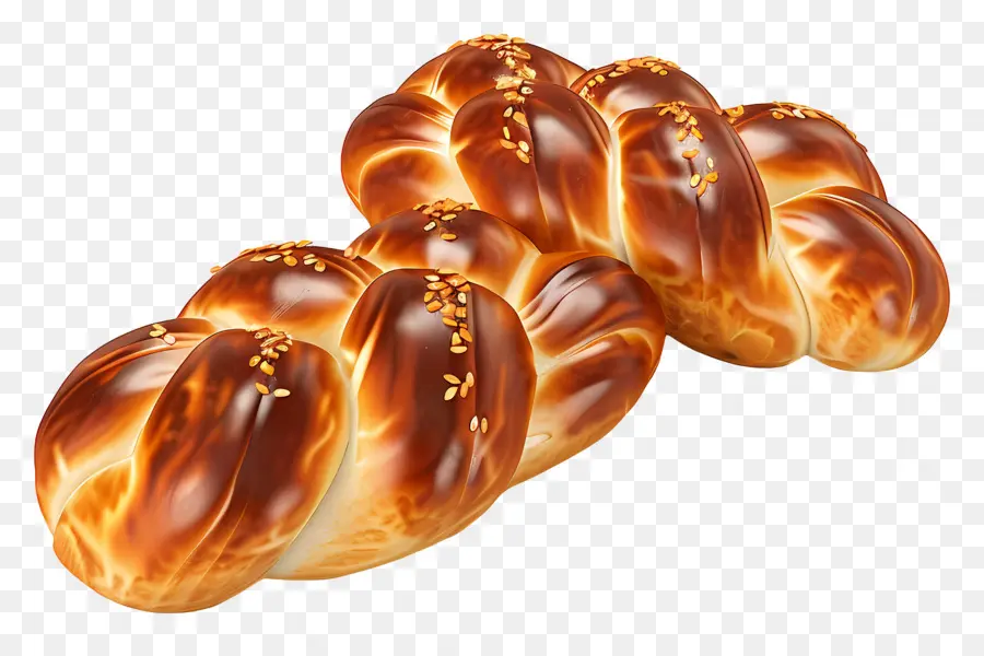 Pain Challah，Pain Tressé PNG