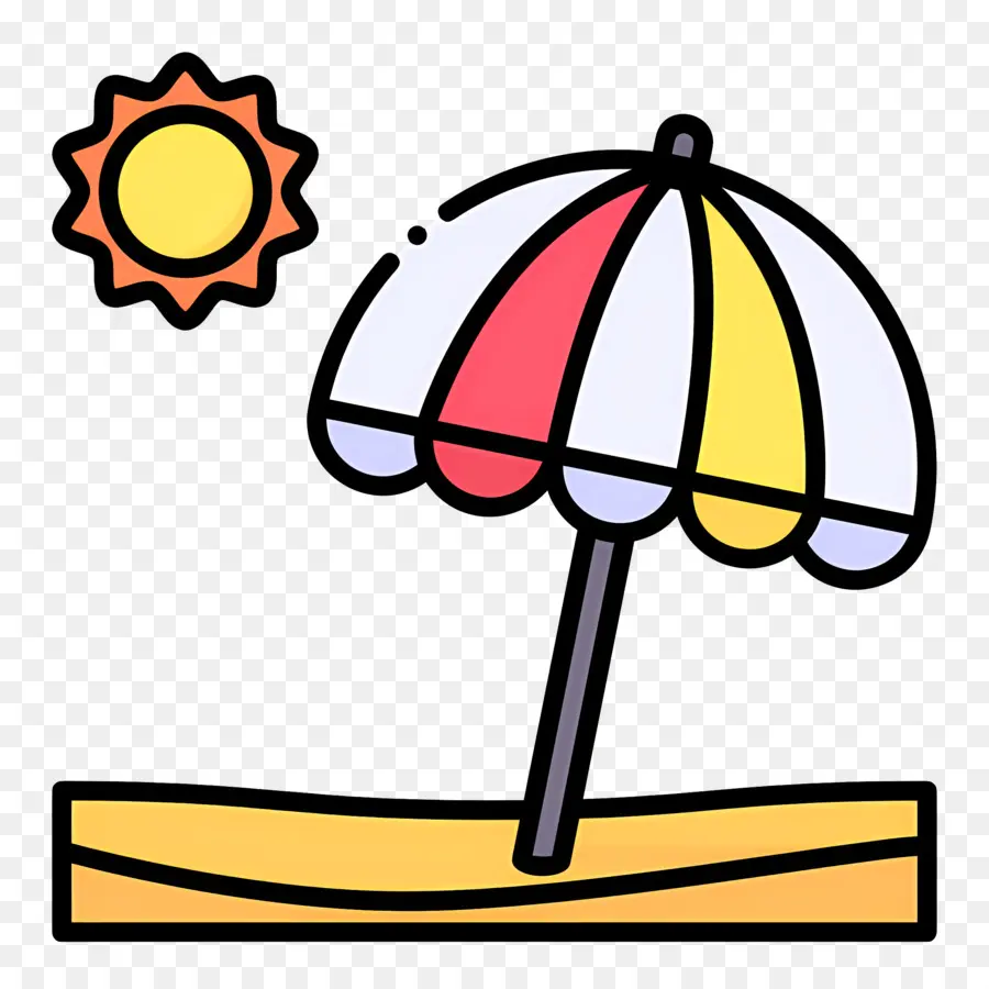 Parasol，Parasol De Plage PNG