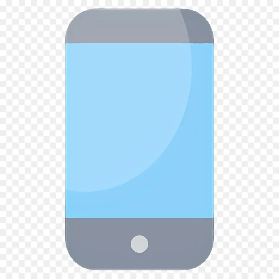 Téléphone Intelligent，Smartphone Bleu PNG