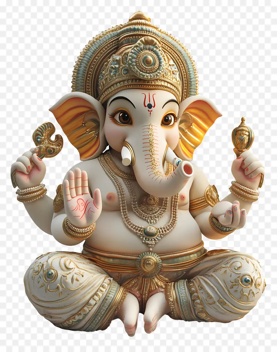 Ganesh，Éléphant Mignon PNG