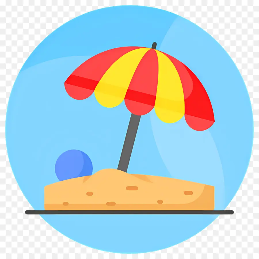 Parasol，Parasol De Plage PNG