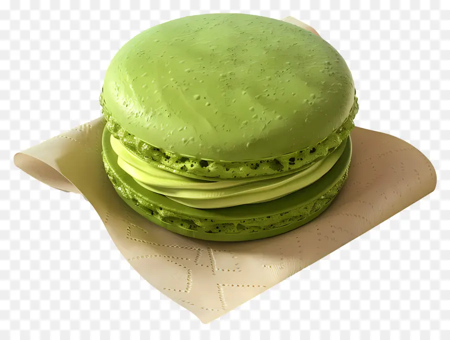 Macarons Au Matcha，Macarons Verts PNG